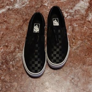 Vans, Men, Black and White shoe